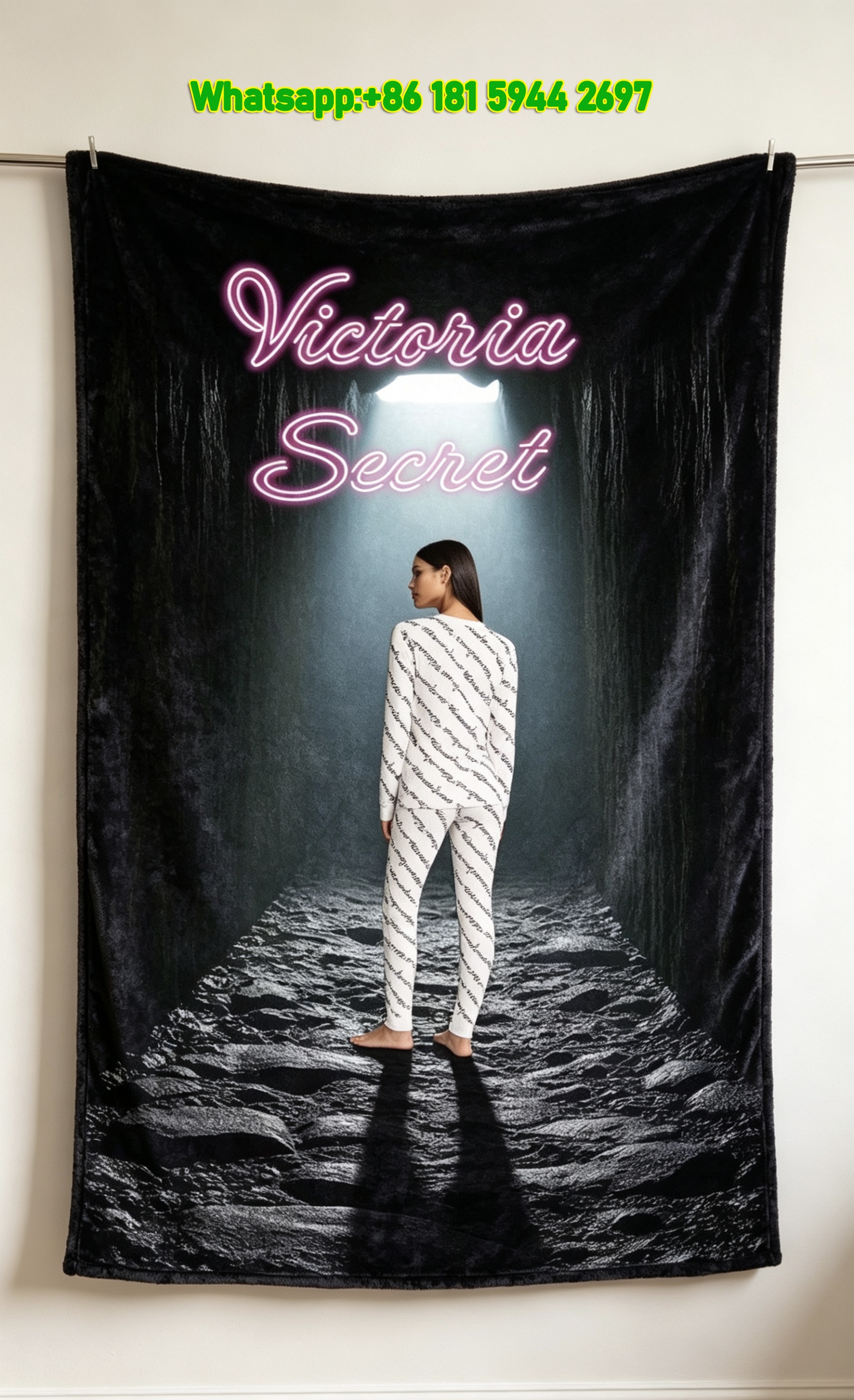 victorias secret angel gold perfume flannel sofa throw blanket V208